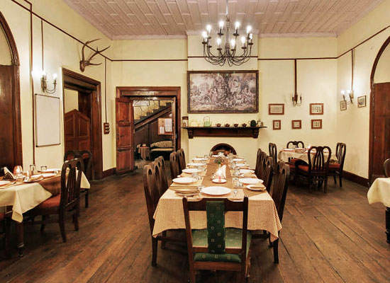 Hotel Chevron Rosemount ranikhet dining room