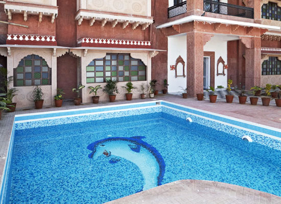 Mahal Khandela Jaipur pool view