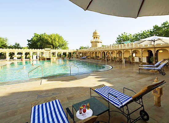 Fort Rajwada Jaisalmer Poolside